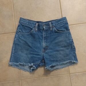 ***HOST PICK*** Levi's Vintage 1960s Classic Blue Jean Shorts